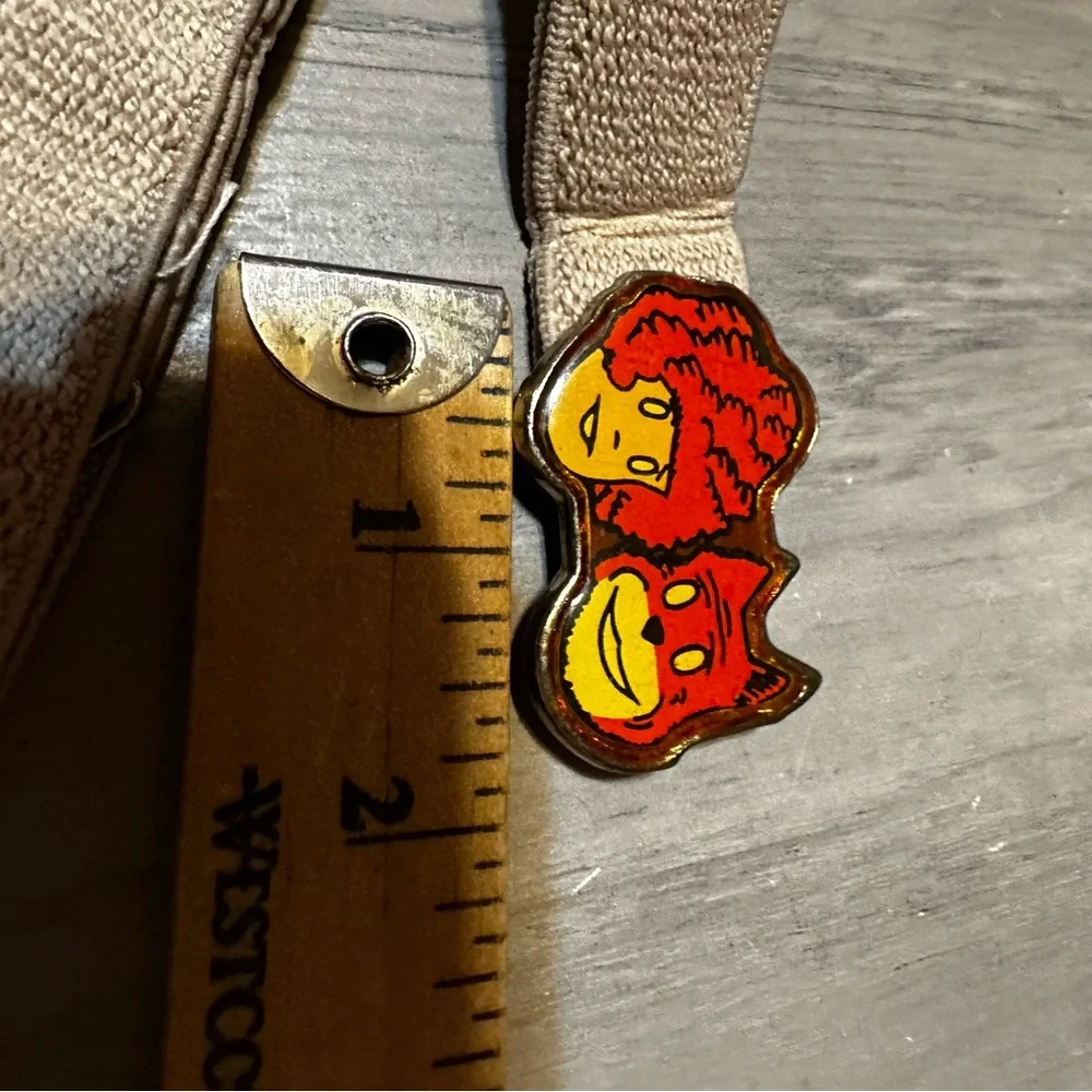 Vintage Little Orphan Annie & Sandy Belt Child’s Metal Belt Buckle Lee